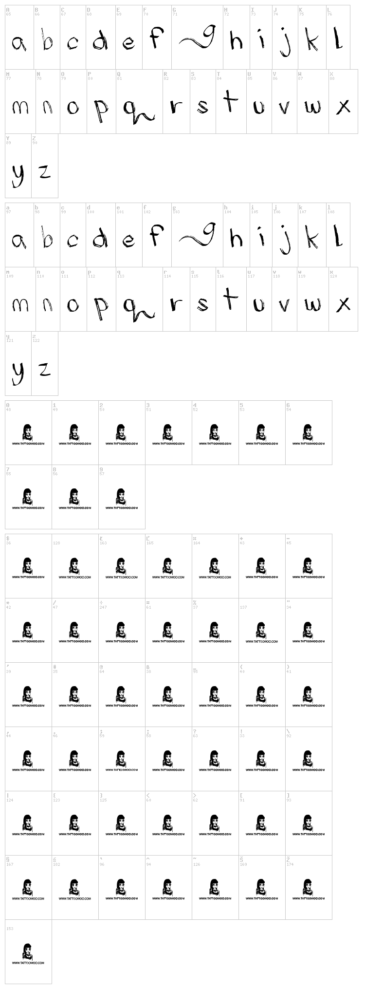 School Holiday font map